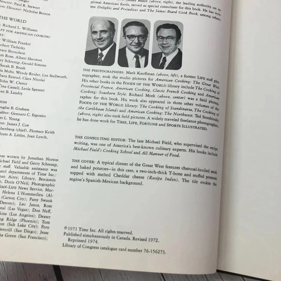 1971 vintage Time life Foods of the World AMERICAN COOKING Cookbook - Picture 6 of 10